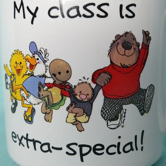 Suzy's Zoo My Class extra-special Coffee Cup Teacher Mug Vintage Suzy Spafford - Picture 3 of 5